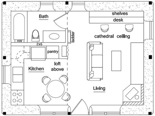 Green House Plan | Sustainable Life School